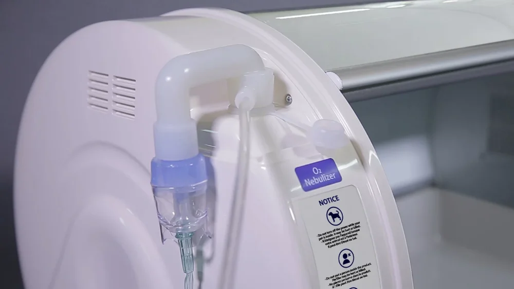 Odchowalnik dla ptakówBrooder 90 - Możliwość podłączenia tlenu i nebulizatora