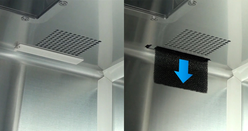 Inkubator weterynaryjny Smart ICU160 - filtr powietrza